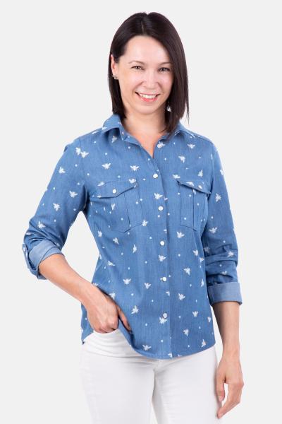 Schnittmuster Julie Damen Hemdbluse by pattydoo